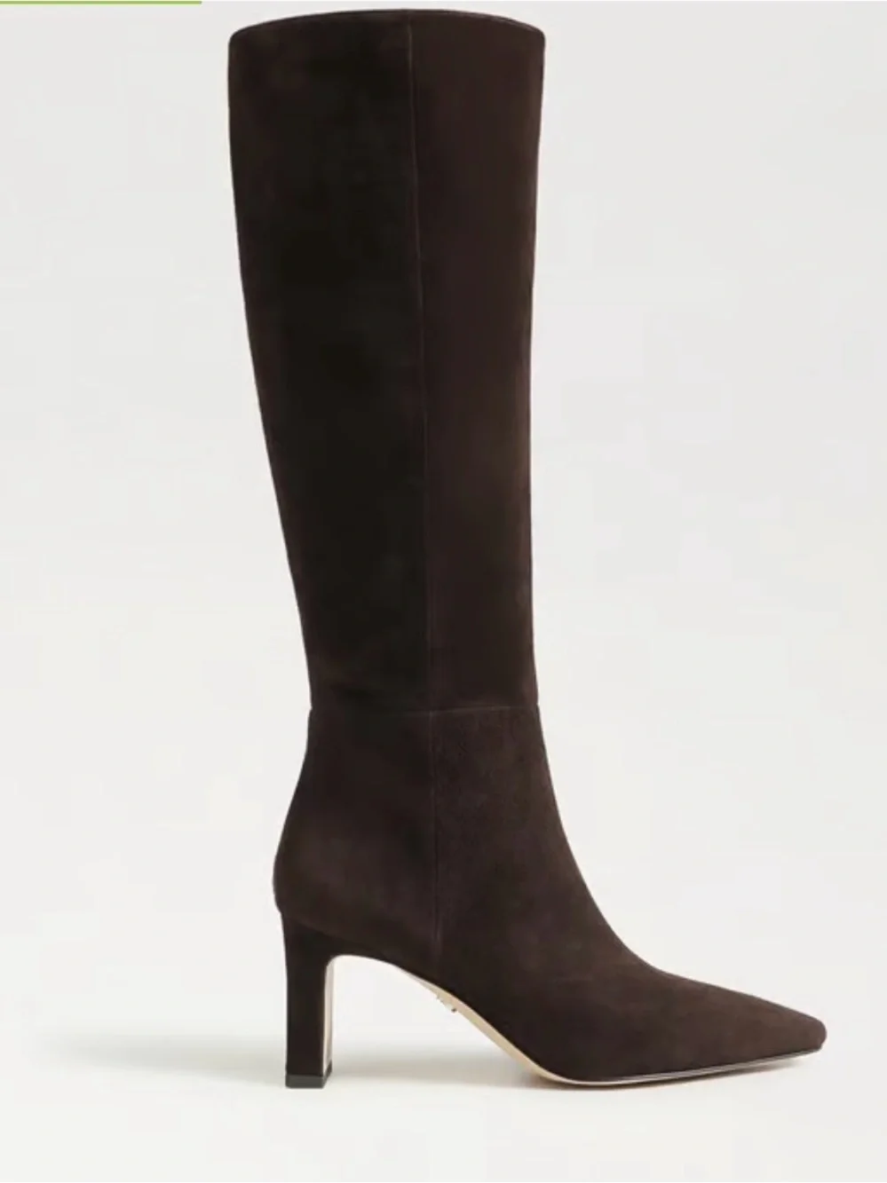 SAM EDELMAN Sylvia, Chocolate Suade Knee High Boots. Size- 7.5 M- NIB 🔥